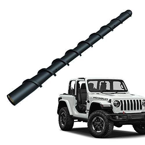 VOFONO Short Antenna for 2007-2026 Jeep Wrangler Gladiator JK JL JT JKU JLU Sahara Rubicon Sport 4xe Willys Mojave, 7 Inch Jeep Replacement Antenna Wrangler Gladiator Accessories - Image 8