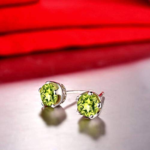 Boucles d'oreilles émeraude en argent 925, le cadeau idéal pour femmes
