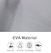 GUKOY 2 Stück Regenponcho Regenmantel Herren Damen Wasserdicht, Eva Regenbekleidung Regencape Regenjacke Regen Zubehör für Wandern Radfahren Camping und Reisen (Grau+Grau)