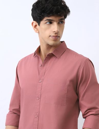 Image of Urbano Fashion Men's Cotton Full Sleeve Regular Fit Casual Solid Shirt