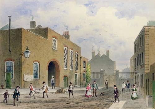 Tableau graffiti mural Hosmer Shepherd de Londres 60x90 cm moderne