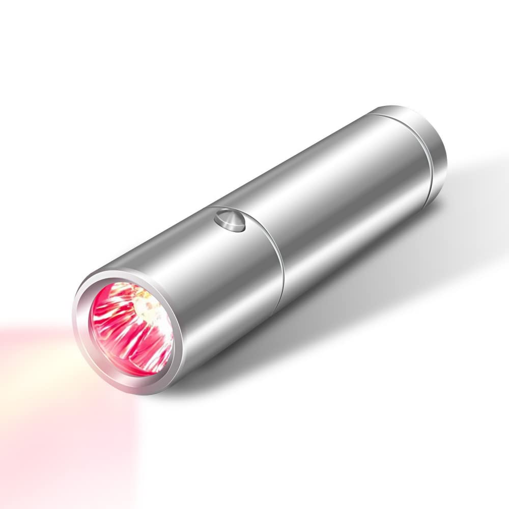 Linterna De Terapia Roja, Luz Infrarroja De Fisioterapia, Linterna PortáTil De Infrarrojos Apagados, Linterna De Luz Infrarroja LED para Aliviar Dolores Articulares Y Musculares