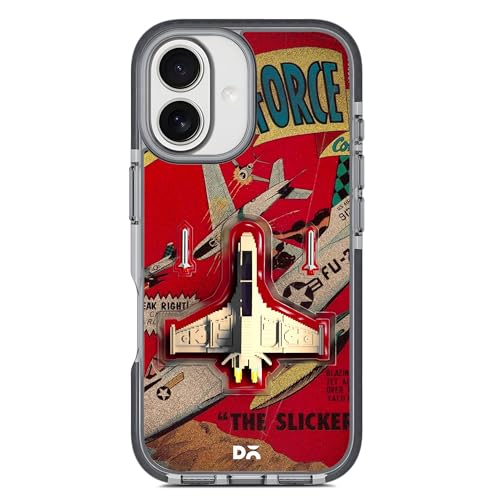 Image of DailyObjects Case for iPhone 17 Compatible with Mag-Safe Wireless Charging, Stride 2.0 Jet Ranger Slim Shockproof Back Cover with Inner Magnetic Ring