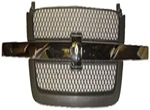Sherman Replacement Part Compatible with Chevrolet Silverado Pickup Driver Side Grille Assembly (Partslink Number GM1200489)