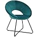 Duhome Silla de Comedor diseño Retro con Brazos Silla tapizada Vintage sillón...