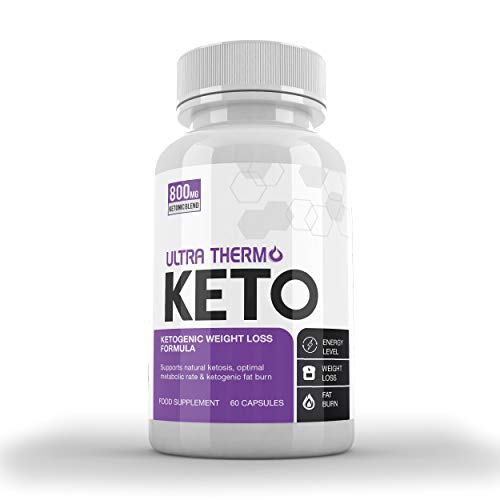 Ultra Thermo Keto KETOGENIC Weight Loss Formula - Keto Capsules for Men & Women - Burn Body Fat & Weight - Keto Diet - Raspberry Ketones Extract