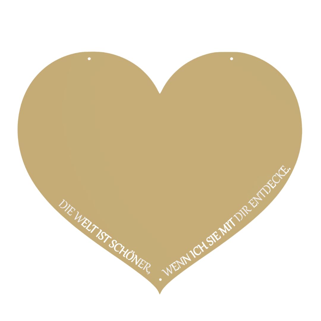 Pizarra magnética pequeña y grande – Pizarra magnética para San Valentín – perfecta para imanes y notas – Pizarra magnética – Pizarra de escritura – Juego de montaje incluido – Oro 60 x 70 cm