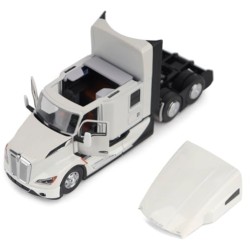 Kenworth T680 Diecast Masters 1:50 Pearl White miniatura 6