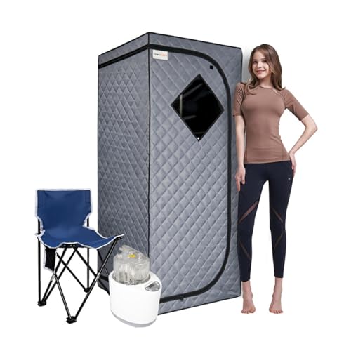 Manta de sauna infrarroja Sauna portátil for tienda de Sauna de doméstica, tienda de campaña con calentador de Sauna Personal, control remoto de silla incluido for Sauna doméstica para la relajación e