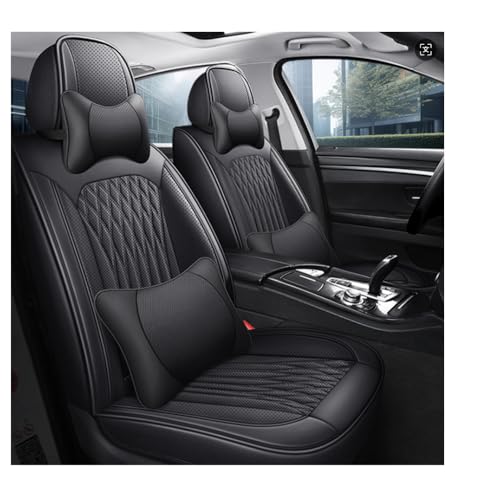 Housses de siège de voiture universelles SsangYong Rexton noir de luxe