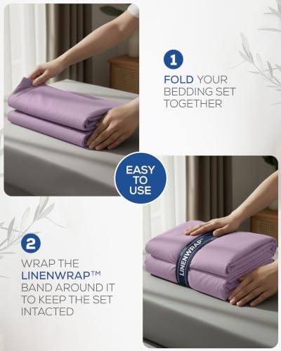 Image of Utopia Bedding Queen Sheet Set 4 Piece Soft Sheets - Lavender