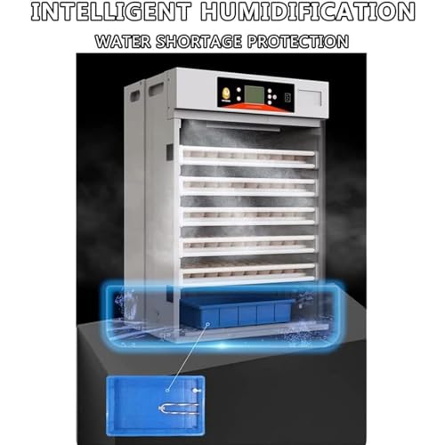 Inkubator jajek do kurczaka, kaczki, drobiu, automatyczna łopatka do jajek z regulacją temperatury i wilgotności, wylęgarnia 3 w 1, z okienkiem wizualnym i automatycznym chłodzeniem