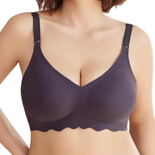 Image of Avidlove Nursing Bras for Breastfeeding Seamless Ultra Comfort Maternity Bra Natural Shape Pregnancy Sleep Bralette