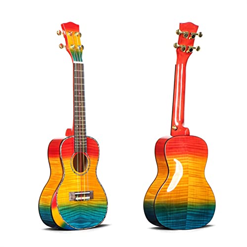 KERREY Ukulélé Soprano 24 Pouces Ukulele Rainbow Color Tiger Motif Maple Nylon Four-String Ukulele Instrument Petite Guitare Ukulélé Voyage - Les Beatles, Paul McCartney, John Lennon, RIngo Starr, George Harrison KERREY Ukulélé Soprano 24 Pouces Ukulele Rainbow Color Tiger Motif Maple Nylon Four-String Ukulele Instrument Petite Guitare Ukulélé Voyage