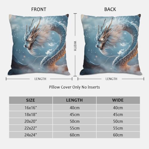 Housse coussin 60x60 cm bleu résistant à l'eau pour protéger vos coussins de jardin - 5
