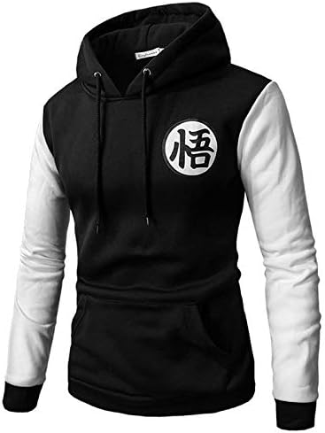 Amazon.com: Dragon Ball Z Anime Goku Cosplay hombres manga larga sudadera  con capucha Zip chaqueta gratis llavero : Ropa, Zapatos y Joyería