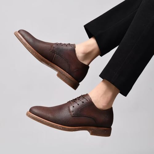 Image of Arkbird Mens Dress Shoes, Lace Up Leather Oxford