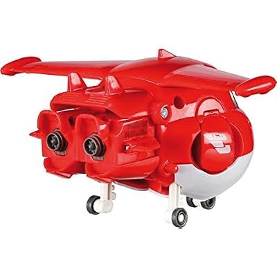 Super Wings Jett 5' Transforming Character Easy Transformation Character Preschool Kids Toys for 3+ Year Old Boys Girls