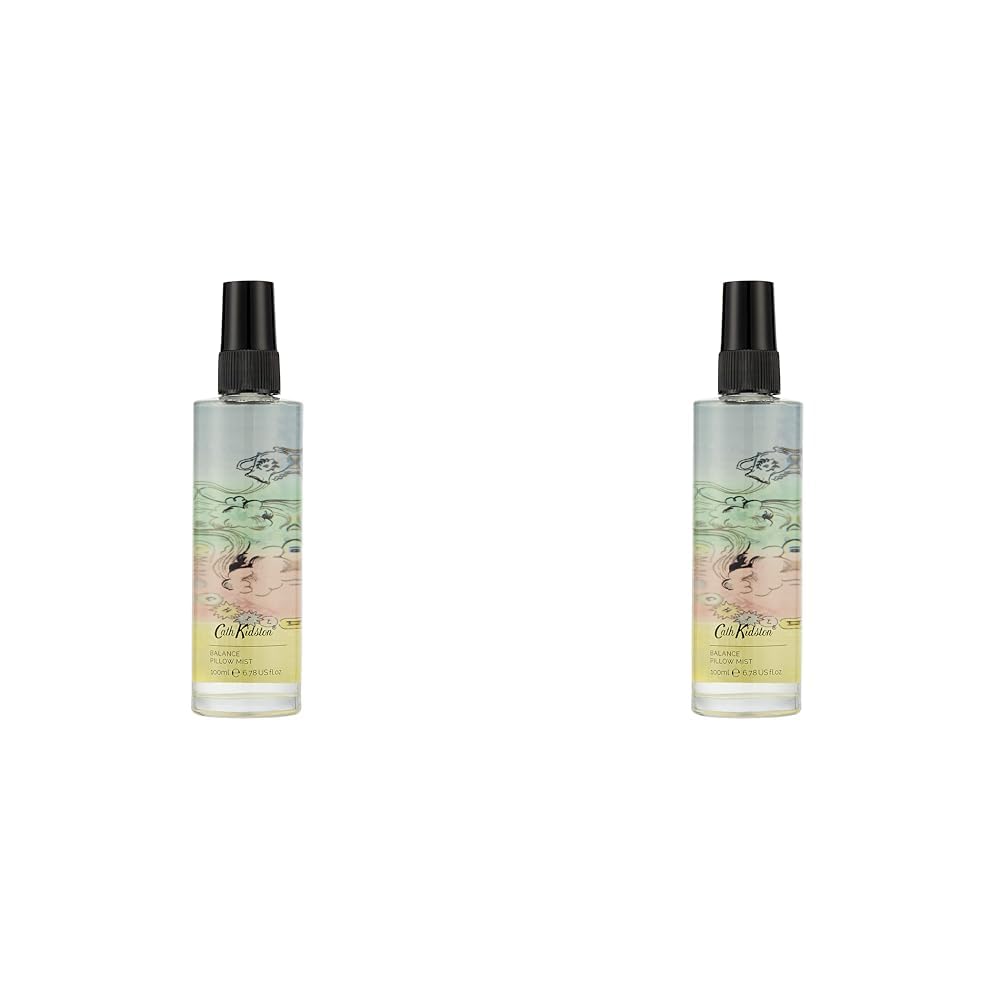 Cath KidstonPillow Mist | For Peace & Harmony at Night | Infused With Essential Oils | Recyclable Glass Bottle | Cruelty Free & Vegan Friendly | 100ml (Pack of 2)