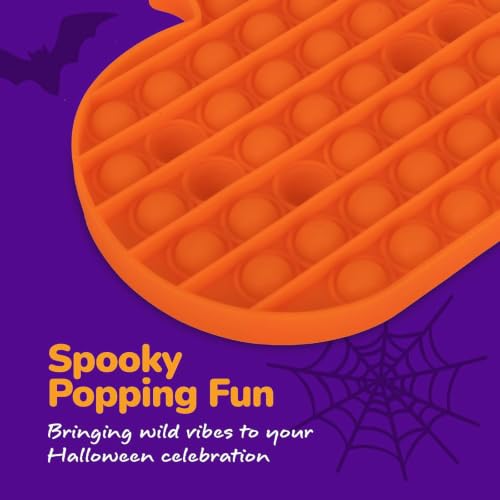 2Pcs Halloween Pop it Fidget Toys, Ghost Pumpkin Novelty Toys Gifts - Image 3