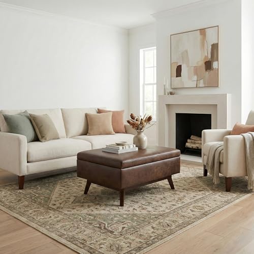 SIMPLIHOME Owen Rectangular Ottoman