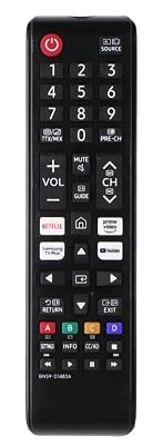 Besia Remote Control (BN59-01483A) fit for All Samsung Smart TV/LED/LCD with Netflix/Prime Video/YouTube Hotkeys