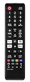 Besia Télécommande (BN59 01483A) compatible avec tous les téléviseurs Samsung Smart TV/LED/LCD avec raccourcis Netflix/Prime Video/YouTube