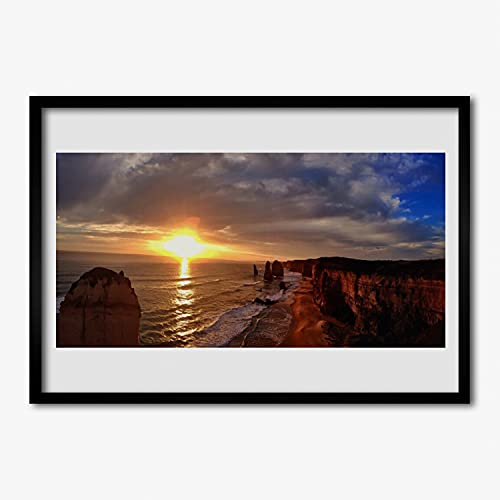 Cadre de mer et soleil Tulup 100x70 cm pour illuminer une cuisine sombre