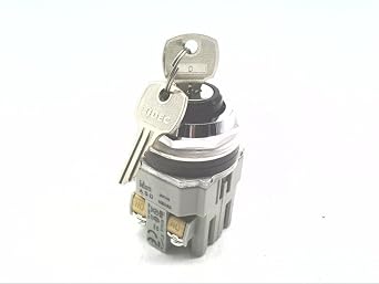 IDEC ASD2K11N 1 NO - 1 NC Contacts, 2 Position, 30 MM Diameter, Key Operator, MAINTAINED, Non-Illuminated, SELECTOR Switch, TWND Series
