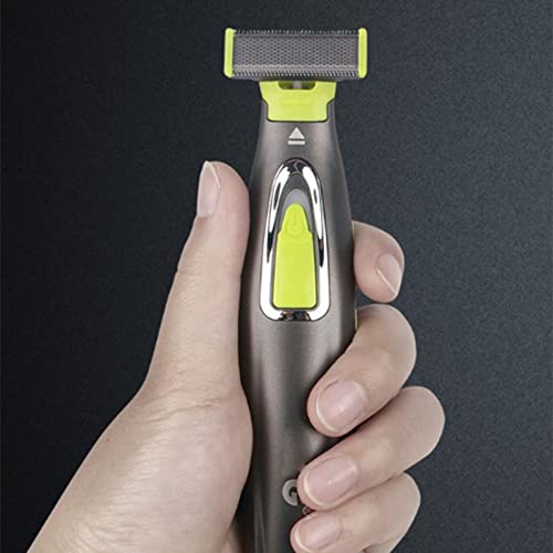 Yemirth Electric Razor,Electric Beard Trimmer Usb Charging Low Noise Double Sided Teeth Washable Men Beard Trimming Tool For Home Travel #TOP7