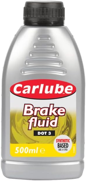 Carlube BRF050 Synthetic Based Dot 3 Brake Fluid 500ml x 4