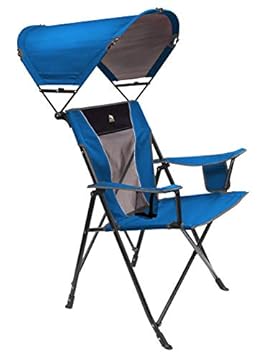 folding outdoor chair with canopy