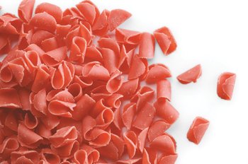 Belgian Chocolate Curls - Blossom Curls Red Chocolate - 12Lb