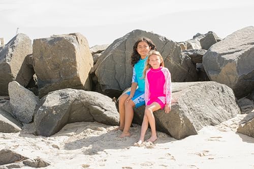 Tuga Girls Two-Piece Long Sleeve Swimsuit Set 2-14 Years, UPF 50+ Sun Protection4