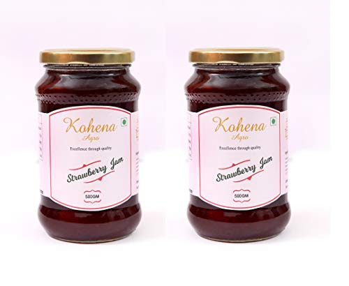 Kohena Agro Strawberry Jam ( 500 )-Pack Of 2