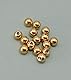 Besyvvin 20er Piercing Kugel 1,2mm Chirurgenstahl 3mm Gold Ersatzkugeln Schraubkugeln für Piercing Lippe Septum Nase Augenbrauen