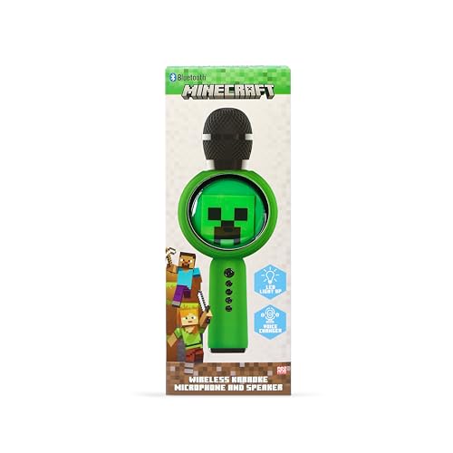 Microphone karaoké Minecraft sans fil pour chanter sans fil encombrant - 3