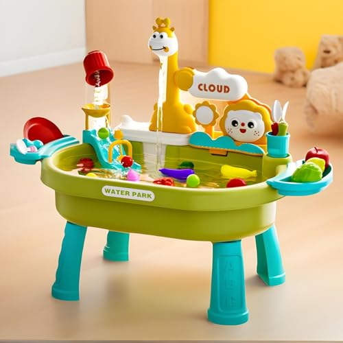 Tables de jeu d'eau et sensorielles avec jeu de pêche d'extérieur