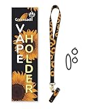 Greensadi E-Cig Lanyard & Vape Lanyard Holder – Vape Holder Necklace w/ 3 Vape Size Options for a Perfect Fit – Real Leather & Heavy-Duty Nylon Vape Pen Holder Lanyard – Vape Necklace