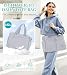 Imagen de BTNEEU Bolso Mujer Grande Bolso Bandolera Mujer Nylon Bolso Shopper Impermeable Bolsos Tote Bag Multiples Bolsillos Bolso de Hombro con Correa Ajustable Bolso para Portatil Viaje Trabajo