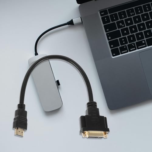 Cable convertidor DVI a HDMI bidireccional de 3 piezas para conectar PC a TV 5
