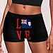 Anguilla Lover Fashion Women's Boxer Briefs Breathable Underpants Trunks Stretch Underwear