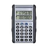 ✅ Praktischer Taschenrechner mit zwei Displays. Ideal fürs Büro.