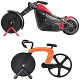 ✔ 【Material de alta calidad】 El cuchillo para pizza para motocicleta y el cuchillo para pizza para bicicleta naranja están hechos de 430 cuchillas de acero inoxidable, que son afiladas y fáciles de cortar. El marco está hecho de material pp, que es duradero y seguro de usar.