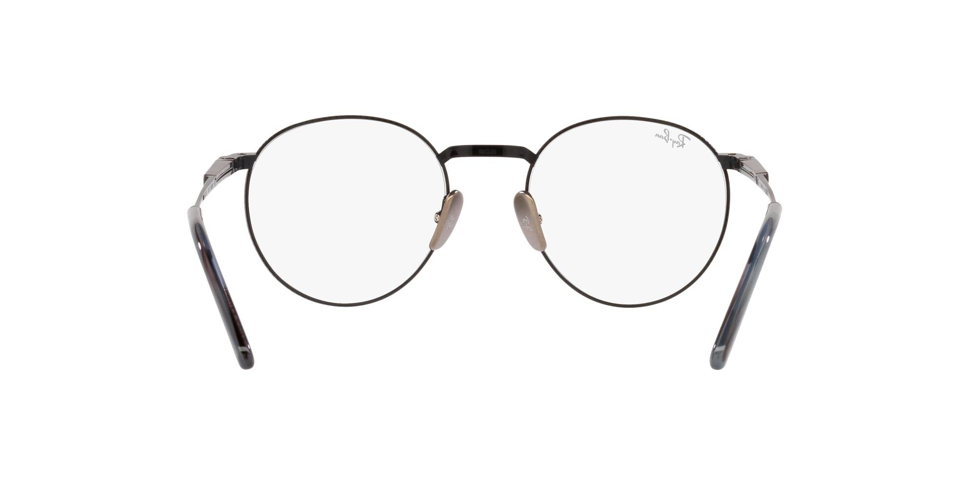 Ray-Ban Rx8237v okrągłe tytanowe oprawki do okularów korekcyjnych