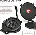 Uno Casa Cast Iron Tortilla Press 10 Inch - Tortilla Maker Press, Pre-Seasoned Roti Maker with 100 Pcs Parchment Paper - Heavy Duty Quesadilla Maker for Homemade Flatbreads, Rotis, Empanadas