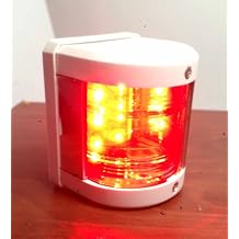 MARINE BOAT RED PORT LED NAVIGATION LIGHT WATERPROOF BOATS UP TO 12M