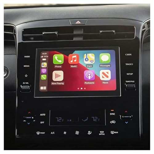 Film de protection de navigation verre trempé pour Hyundai Tucson NX4 2021-2022 8"