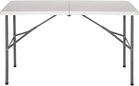 Catering and Camping Table Folding Portable Rectangular 122 cm, 150 cm, 180 cm, 240 cm | Dayron | Multipurpose: Camping, Events in Outdoor or Indoor Spaces | Resin and Steel Legs