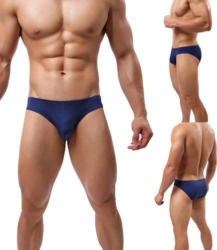 Mens Bikini Underwear Micro Fiber Modal Briefs Low Rise Pack4